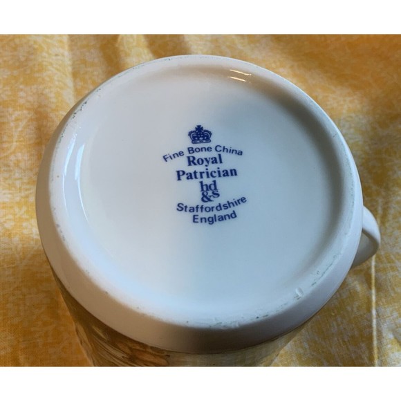 Royal Patrician Coffee Mug Fine Bone China Christmas With Teddy Bear Set Of 2 - Picture 4 of 5